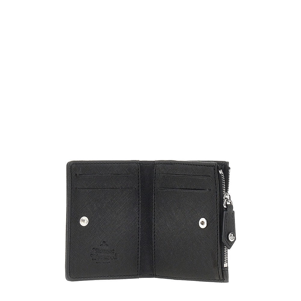 orb logo bi-fold cardholder