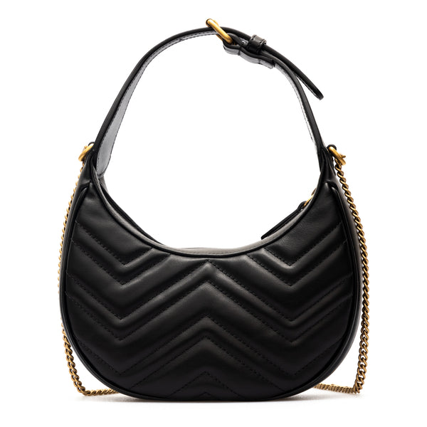 gg marmont mini half moon bag