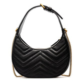 GUCCI OS gg marmont mini half moon bag
