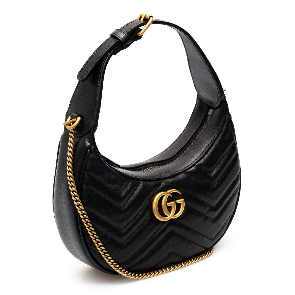 GUCCI OS gg marmont mini half moon bag