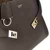 large hug leather bag