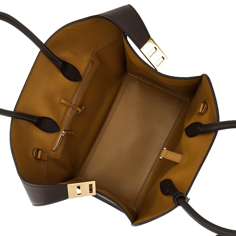 hig grained leather bag