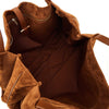 suede leather large ferragamo mia tote bag
