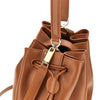hug leather bucket bag