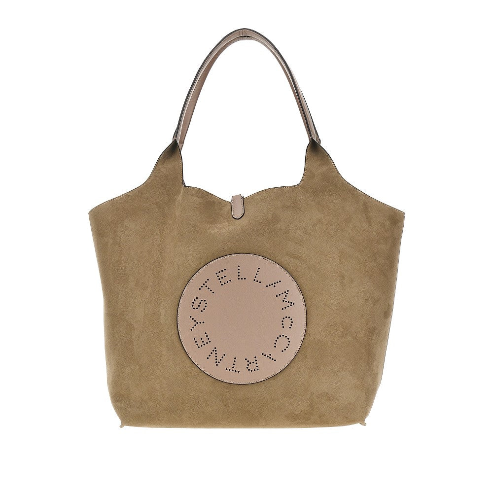 STELLA MCCARTNEY OS vegan leather reversible tote bag