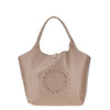 vegan leather reversible tote bag