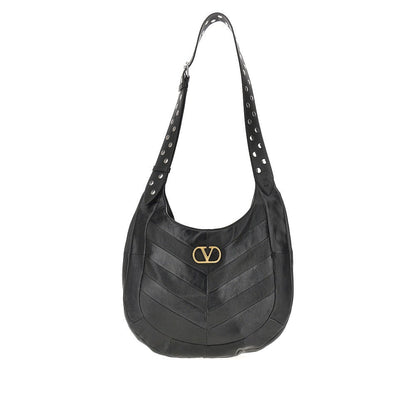 VALENTINO GARAVANI OS hoboho nappa leather bag with chevron motif