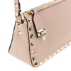 grained leather small rockstud bag