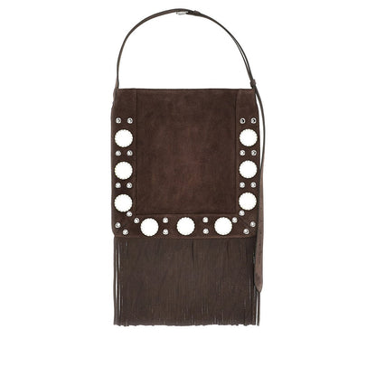VALENTINO GARAVANI OS suede leather nellcôte shoulder bag