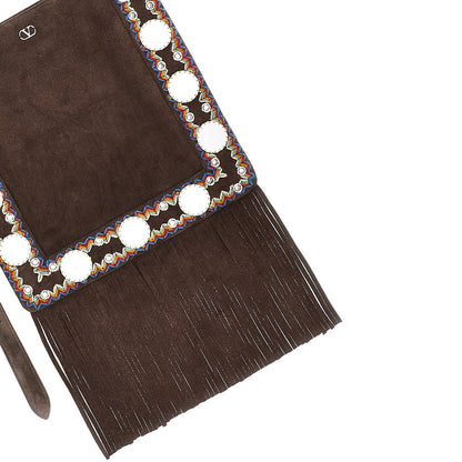 VALENTINO GARAVANI OS suede leather nellcôte shoulder bag