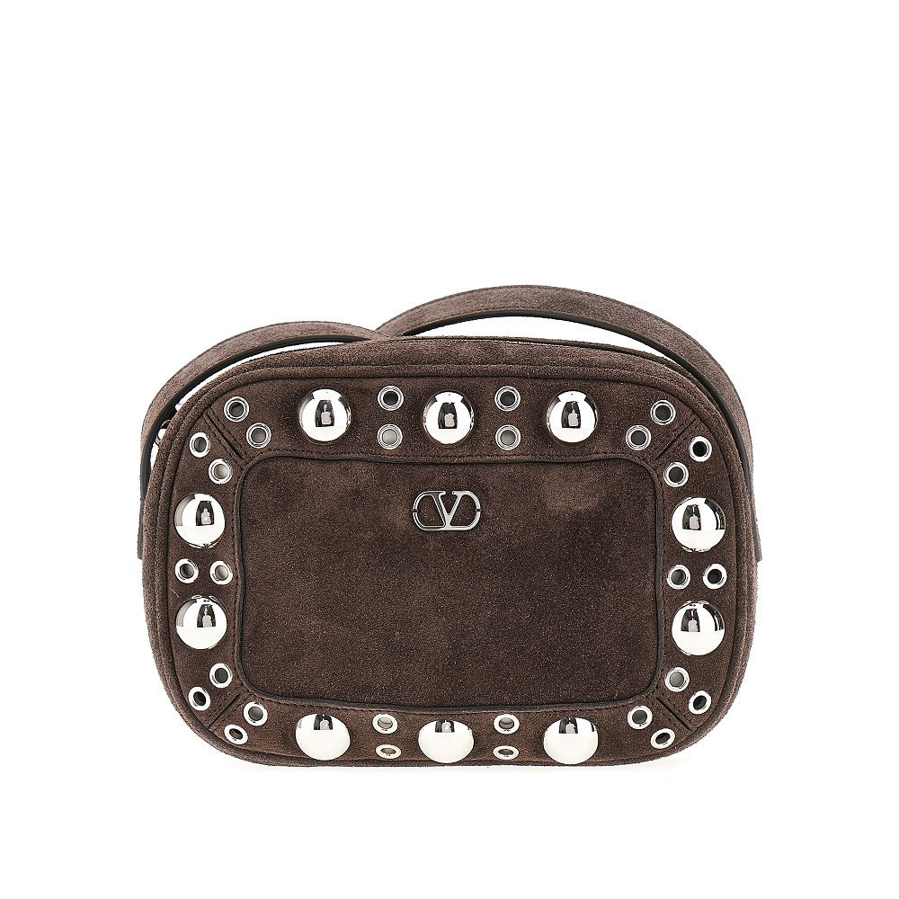 VALENTINO GARAVANI OS suede leather nellcôt crossbody bag