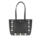 VALENTINO GARAVANI OS nellcôte grained leather mini tote bag