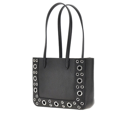 VALENTINO GARAVANI OS nellcôte grained leather mini tote bag