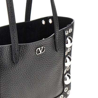 VALENTINO GARAVANI OS nellcôte grained leather mini tote bag