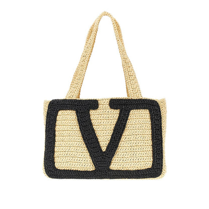 VALENTINO GARAVANI OS medium viva superstar crochet shopping bag