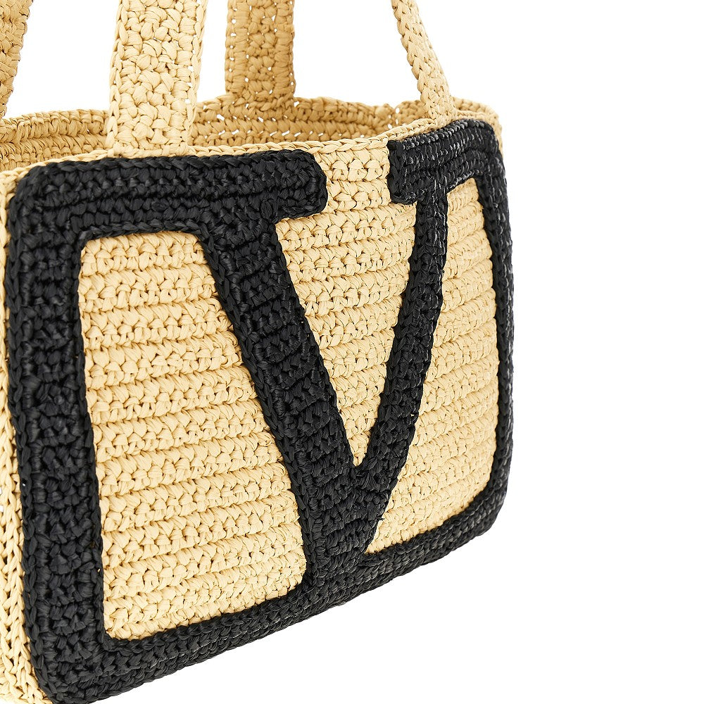 VALENTINO GARAVANI OS medium viva superstar crochet shopping bag