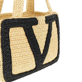 VALENTINO GARAVANI OS medium viva superstar crochet shopping bag