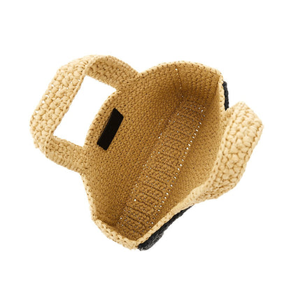 VALENTINO GARAVANI OS small viva superstar crochet shopping bag