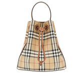 BURBERRY OS small bucket bag with check motif