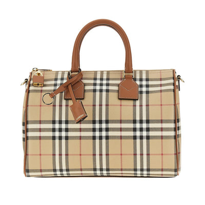 medium check bowling bag