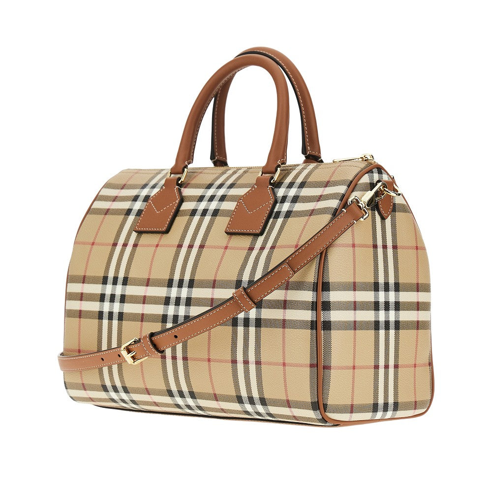 medium check bowling bag