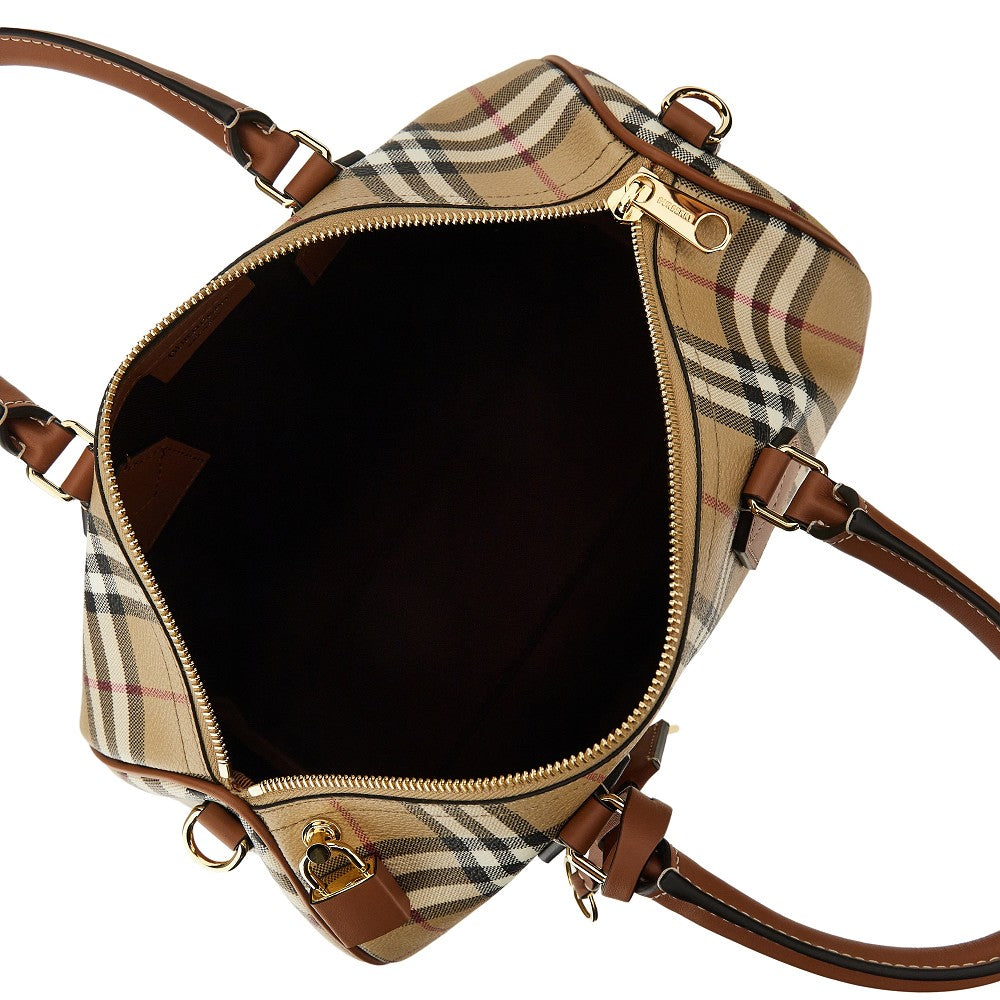 medium check bowling bag
