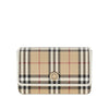 check coated canvas hampshire bag