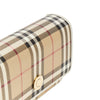 check coated canvas hampshire bag