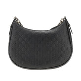 GUCCI OS leather gg emblem shoulder bag