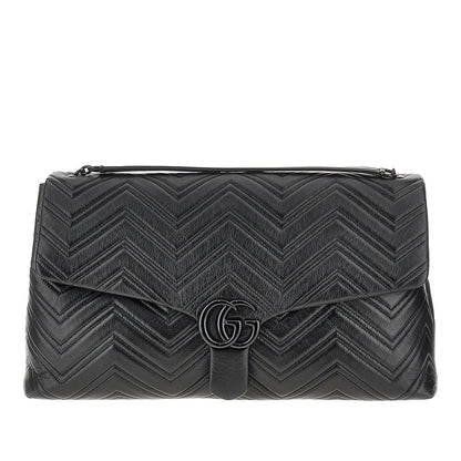 GUCCI OS leather maxi gg marmont in pelle