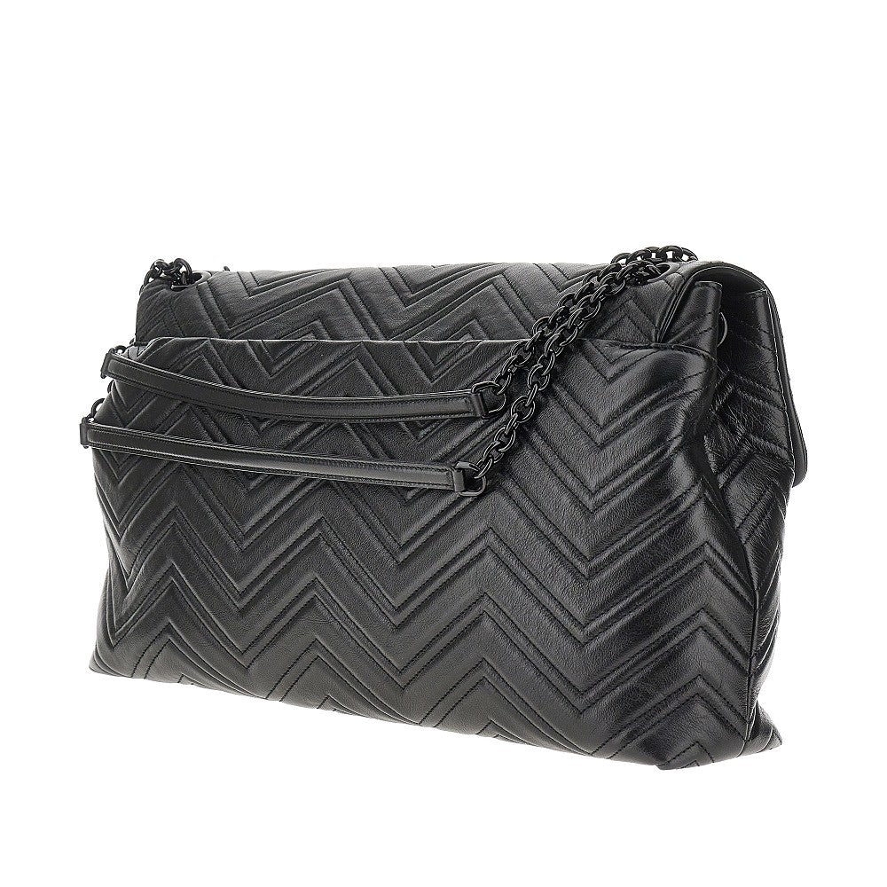 leather maxi gg marmont in pelle