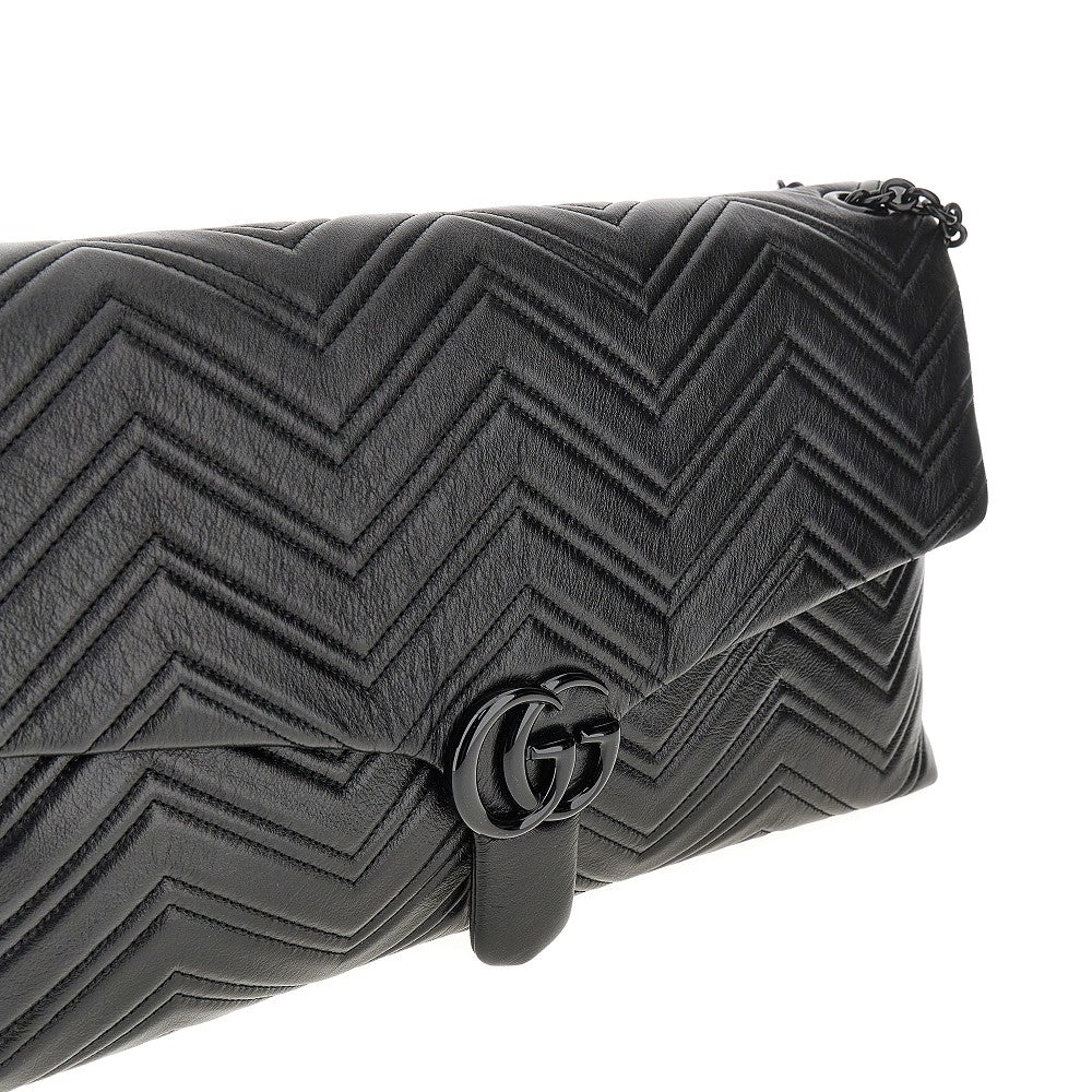 GUCCI OS leather maxi gg marmont in pelle