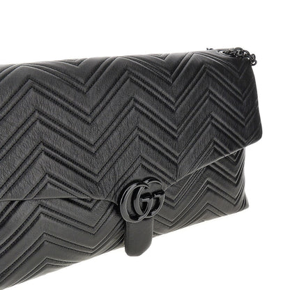 GUCCI OS leather maxi gg marmont in pelle