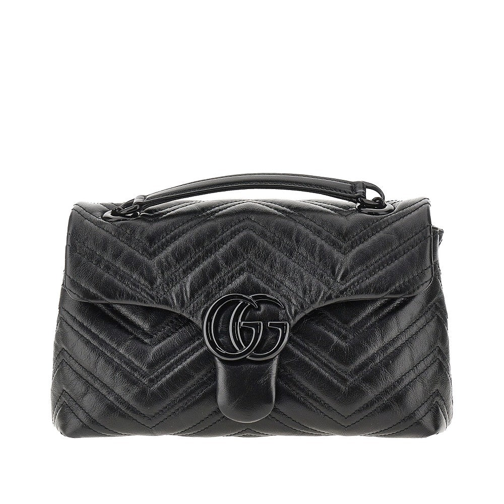 leather small gg marmont bag