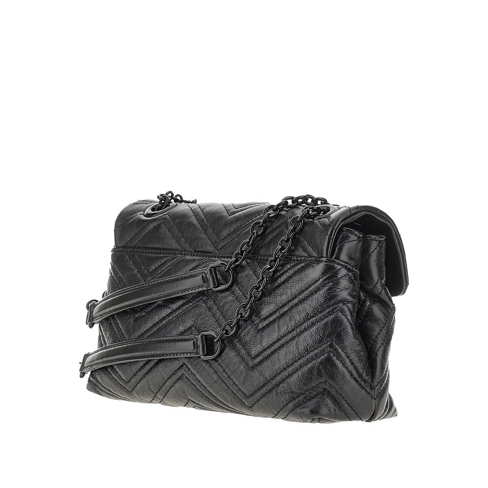 GUCCI OS leather small gg marmont bag