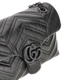 GUCCI OS leather small gg marmont bag