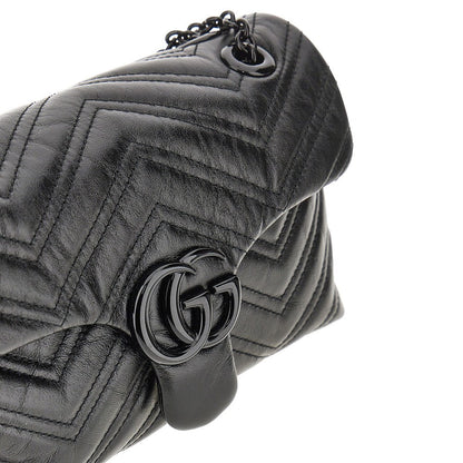 GUCCI OS leather small gg marmont bag