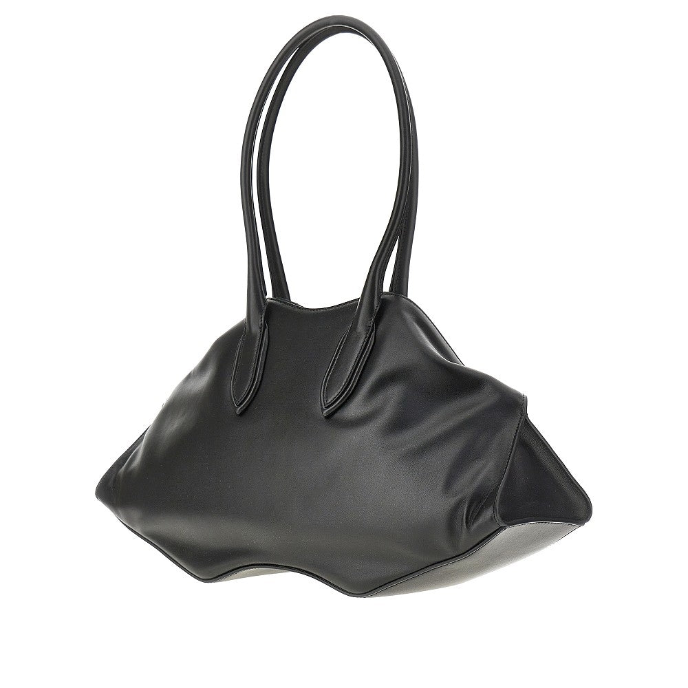 nappa leather manta shoulder bag