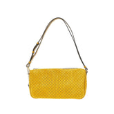 GUCCI OS suede medium gucci half horsebit bag