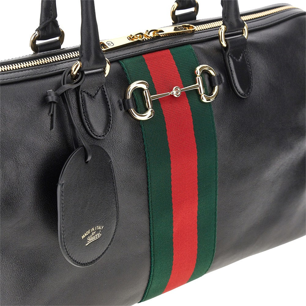 large leather borsetto bag