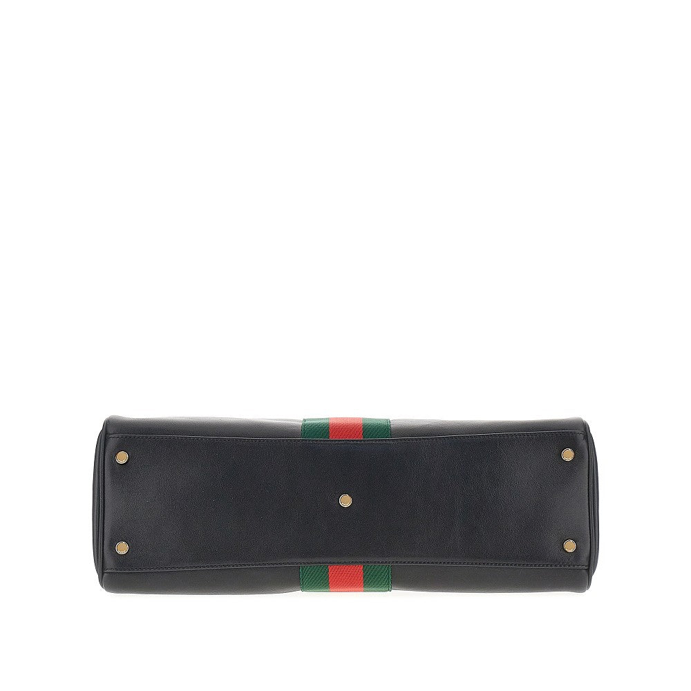 large leather borsetto bag