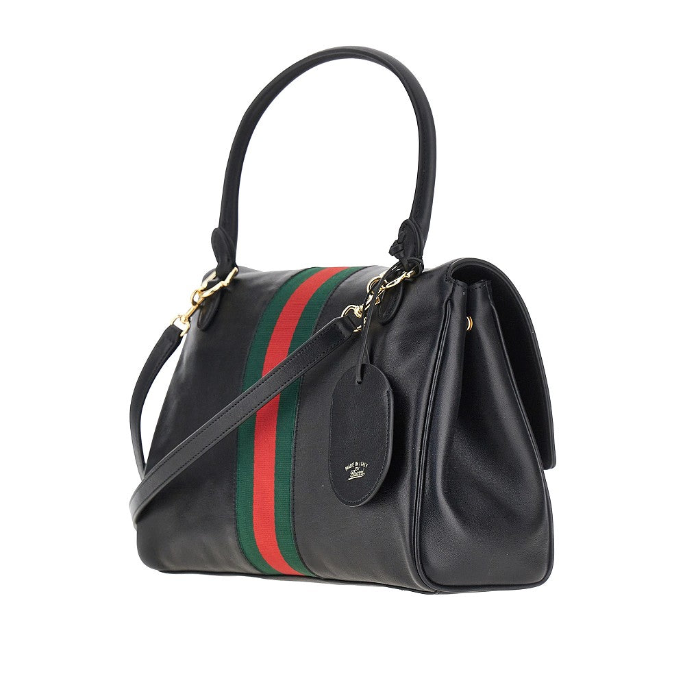 GUCCI OS leather medium paparazzo bag