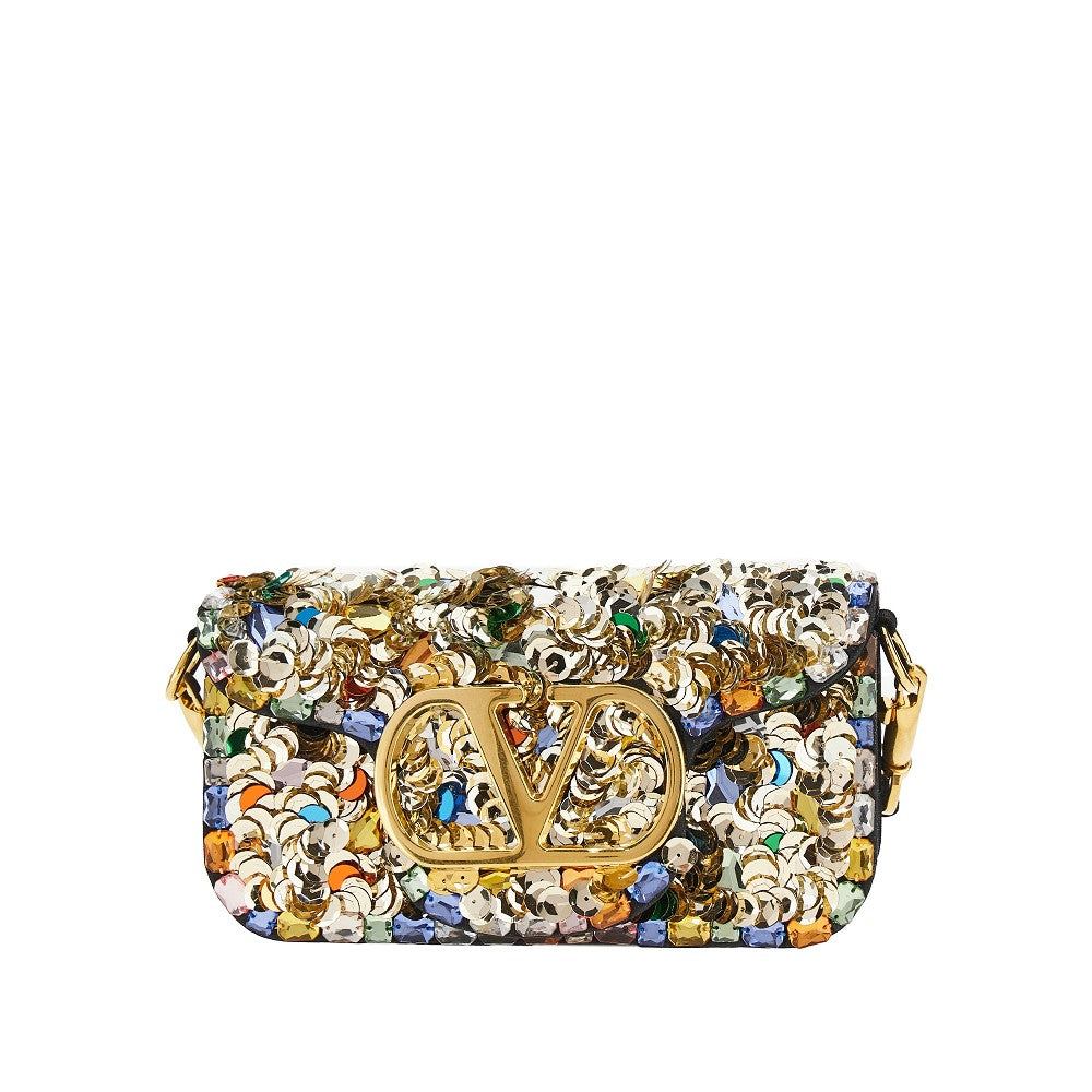 VALENTINO GARAVANI OS sequinned small locò bag