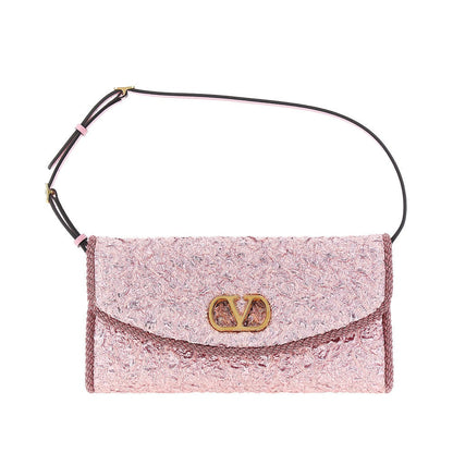 VALENTINO GARAVANI OS cloqué fabric small shoulder bag