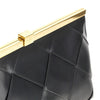 anine braided leather clutch