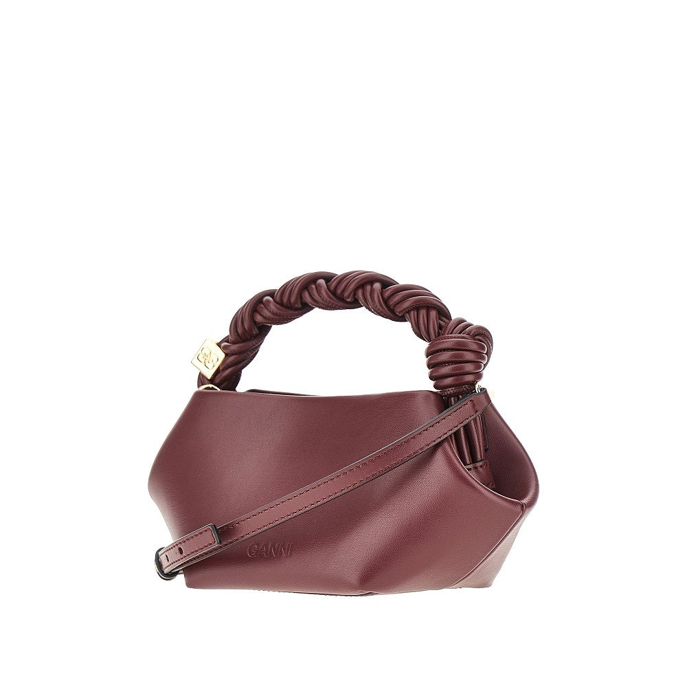 GANNI OS recycled leather bou mini bag