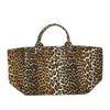 leopard canvas xxl tote bag