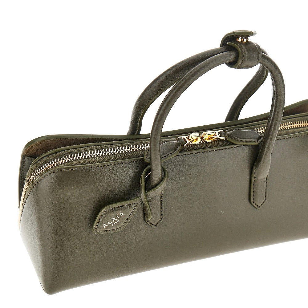 box leather small delta bag