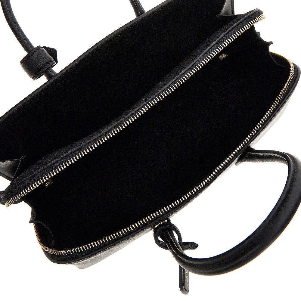 box leather small delta bag