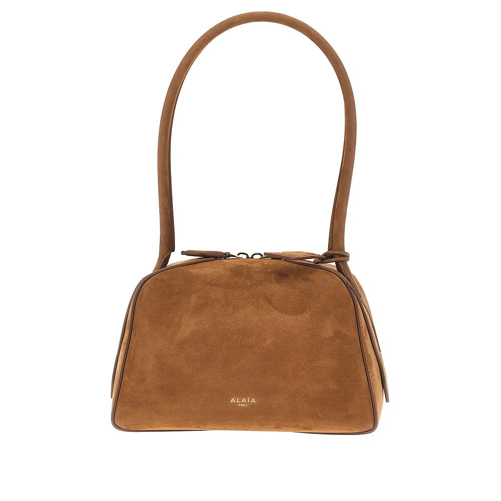 nubuck leather small le bouledogue bag